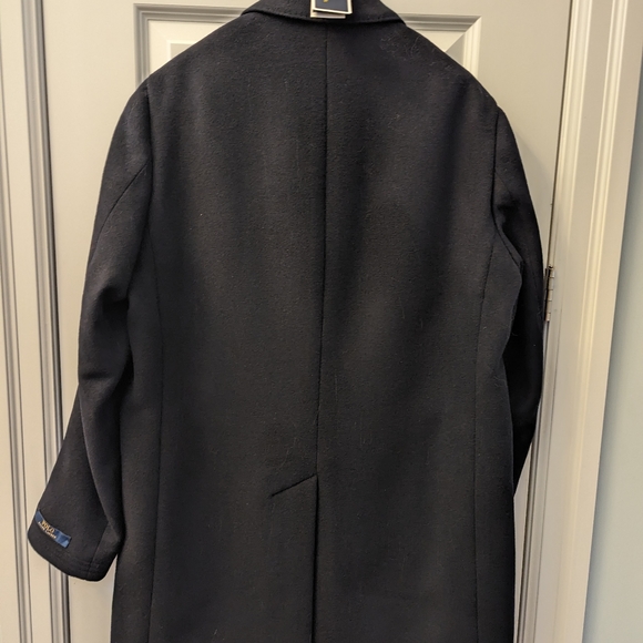 Polo Ralph Lauren Navy Wool Overcoat - Picture 5 of 6